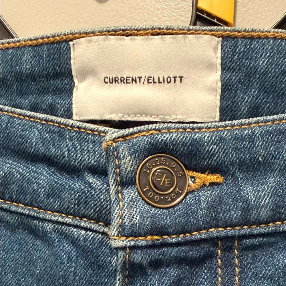 Current/Elliott Flare Jeans in Medium Blue Wash | Sz 26